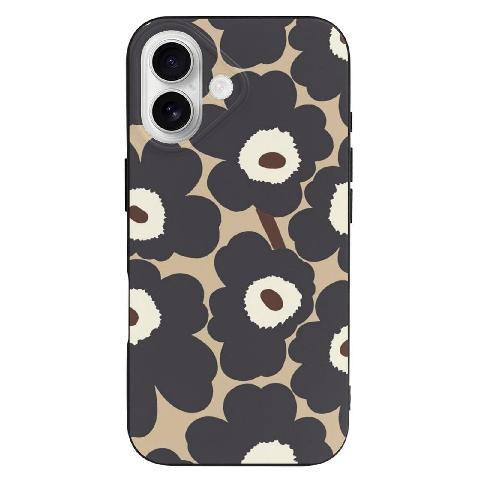 Amazon.co.jp: STEBVI iPhone16 ケース マリメッコ 花柄 TPU